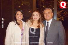 Cristina Méndez,  Fernanda Martínez y Gustavo Olmos