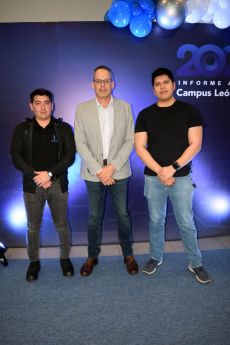 Carlos Bringas, Juan Carlos Díaz y Josue Razo