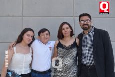 Isabella Villarruel, Héctor Villarreall, Alejandra Salmerón y Joaquín Villarruel