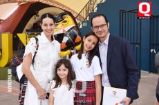 Luza Fernández,  Danusia Cornhauzer, Emma e Ian kornhauser
