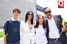 Marcelo Aranda, Ana Álvarez,  Regina Aranda y Fabián Aranda