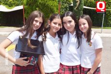 Renata García,  Luciana Navarro,  Mariela Zapien y Diana López