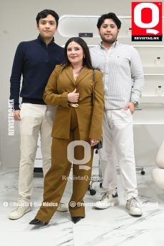 Emiliano Sujo, Michelle Sujo y Miguel Sujo