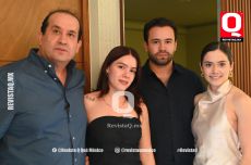 Francisco López, Arlette López, Oliver López y Alejandra Rivera