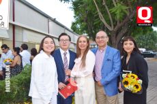 A    Elena Estrada, Rubén Estrada,  Elena Jaramillo, Rubén Estrada y Ana Nava