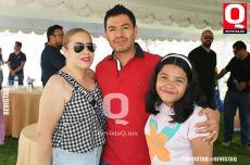Paula Vázquez, Alberto Cuevas y Paula Cuevas