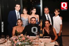 Christian Márquez y familia.