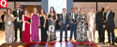 Foto del recuerdo de los premios Q