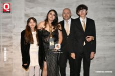 Gloria Campos y familia.