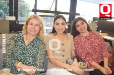 Maricarmen Domínguez,  Regina López y Daniela Michaus
