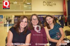 Alejandra Renteria,  Marcela Navarro y Jessica Gómez