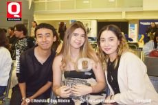 Luis García,  Diana Mojica y Priscila Cortés