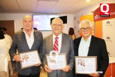 Dr. Ernesto Marín y Santillán, Dr. Benjamín Lorenzo Gallo Chico y Dr. Arturo Mendoza Rodríguez