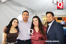 Karla Hernández,  Mauricio Valerio,  Itzel Soto y Manuel Solano