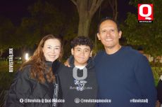 Erika Villegas, Andrés Quiñonezs y Jorge Quiñones