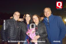 Iñaki Estrada,  Adriana, Ana Lourdes y Alfonso Camarillo