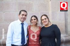 Ricardo Salceda, Pamela Salceda y Marlene Magaña