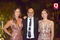 Yamel Macías,  Rodrigo García y Camila García