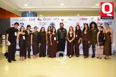 Lucio Moreno con Estudiantes de Diseño de Moda