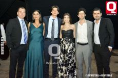 Fabricio Flores, Lupita Castellanos, Fabricio Flores, María Flores, Luis García y Miguel Pereda