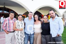 Jorge Sosa,  Verónica Castillo,  Emilo Collinot, María José Rodríguez,  Graciela Zamora y Omar Villanueva