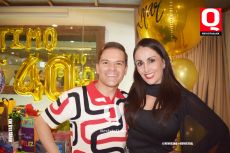 Omar Alonso y Leslie Garza