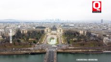 Las vistas desde la  Torre Eiffel son magestuosas.