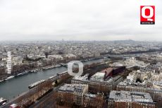 Vista desde la Eiffel Tower Paris France.