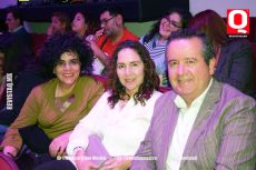 Silvia Espinosa,  Leticia Aranda y Alejandro Hernández