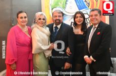 Ana María Lorenzana, Verónica, Juan Carlos González, María José González y Carlos Ledesma