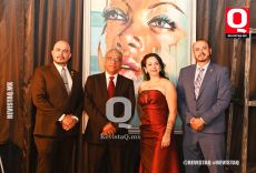 Lalo Hernández, Raúl Silva Pte. CMIC Gto., Eloisa Zapata y Miguel Ángel Mata
