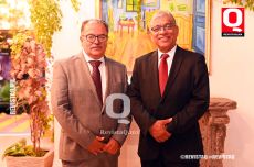 Miguel Ángel Villalobos y Raúl Silva Ávila,Pte. del Consejo Directivo de la Cámara Mexicana de la Industria de la Construcción (CMIC) Delegación Guanajuato