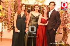 Regina Soto, Marifer Soto, Daniela Soto y Max Ortiz