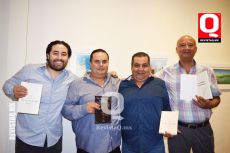 Horus Morua, Enrique García,  Josafat Morua y Ernesto Castillo