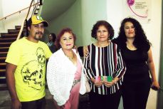 Edgar Reyna, Evelia Muñoz, Luz María Guerrero y Luz María Manrique.