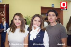 Laura Lara, Angélica Lara y Roberto Dali