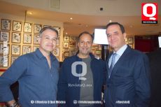 Alejandro Sánchez, Víctor Cuacuja y Eduardo Arena