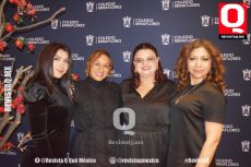 Andrea Gasca, Patricia de Coronel, Karen Ortiz y Natalia Barrón