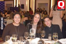 Luciana Vivanco, Priscila Medina y  Rafael Vivanco