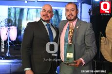 Lalo Hernández y Miguel Ángel Mata en los Premios Q
