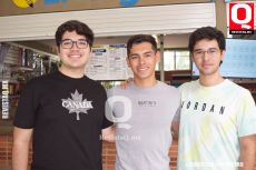 Hugo Sesma, Uriel Gutiérrez y Santiago Romo