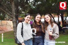 Naibi Tinoco,  Regina Mendoza y Ana Paola Ríos