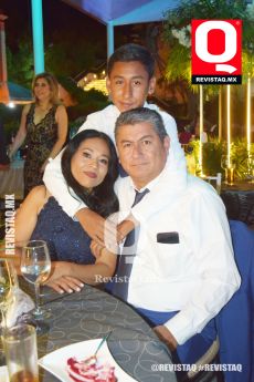 Verónica Montijo, Jabes Camacho y Alonso Camacho