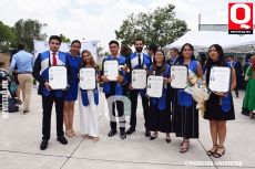 Christian Rodríguez, Sofía Ramos, Eduardo Sánchez, Juan Lozornio, Ximena Becerra, Arantxa Fernández y Victoria Gasca