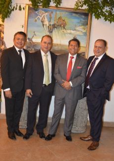 Evaristo Ledezma ,José Morales, Víctor Pérez y Lic. Juan Gabriel  López de Anda