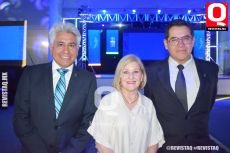 Juaquin Elorza, Ángeles Treviño y Gabriel Pruneda