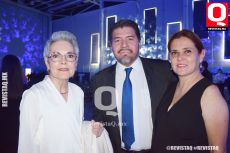 Lucila de Muñoz,  Daniel Zuñiga y Pili Muñoz