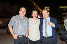 Antonio Aceves, Adriana Sánchez y  Francisco Valderrey