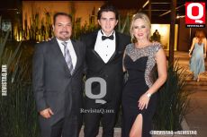 Iván Chávez, Emiliano Chávez y Yazmín Santoyo