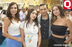 Ileana Lozano, Grecia Castaneira, Raúl Castaneira y Andrea Castaneira